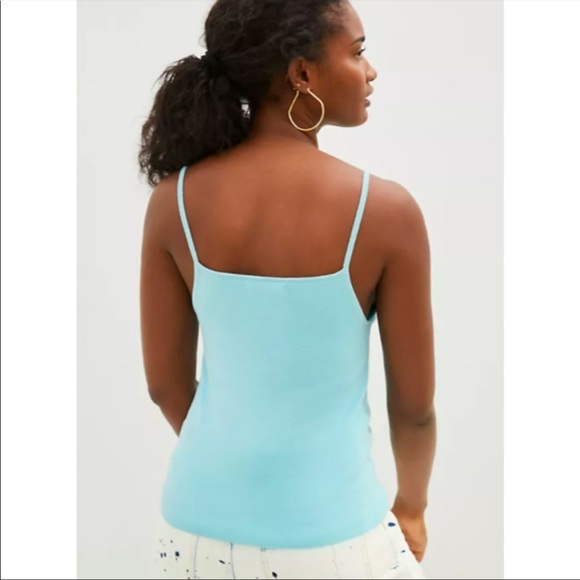 Nwt Anthropologie rashida sweater tank top sky blue summer vacation Anthro new - Picture 3 of 5